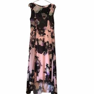 Carmen Mark Valvo Floral Dress